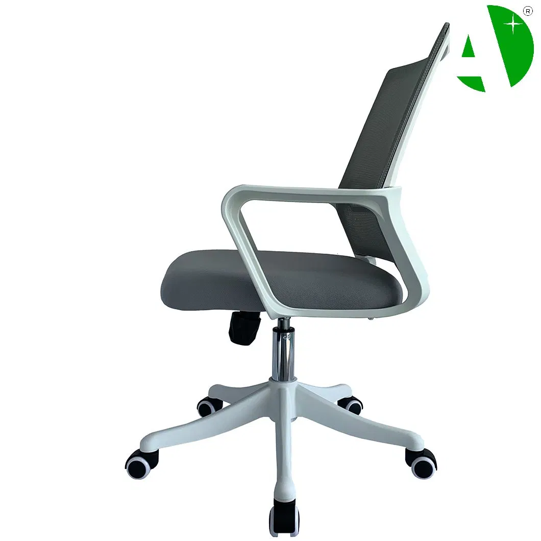 Boss Game Plastic White Nylon Swivel Revolving Gaming Home Furniture Folding Office Chair