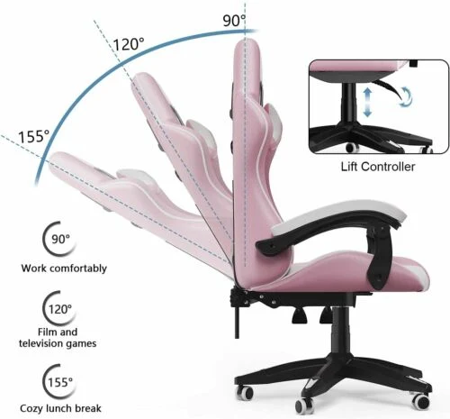 Wholesale Gaming Chair High Back Ergonomic Comfortable Swivel Computer Desk Chair with PU Leather