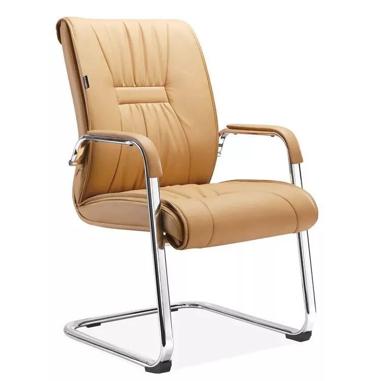 Modern Ergonomic Metal Frame Staff Leather Executive Conference Office Chair