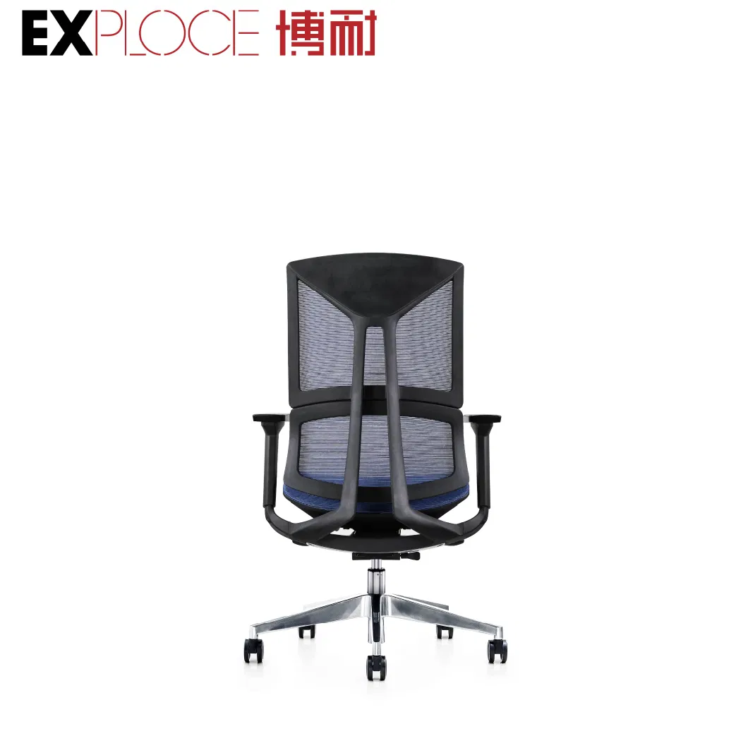 Factory Price Office Furniture High Back Adjustable Revolving Manager Executive Black &amp; Grey Frame Swivel Lift Ergonomic Mesh Fabric Gaming Office Chair