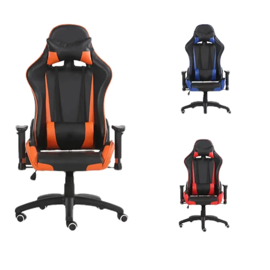 Cheap Gamer Wholesale PU Leather Gaming Chair Black and Red Chair