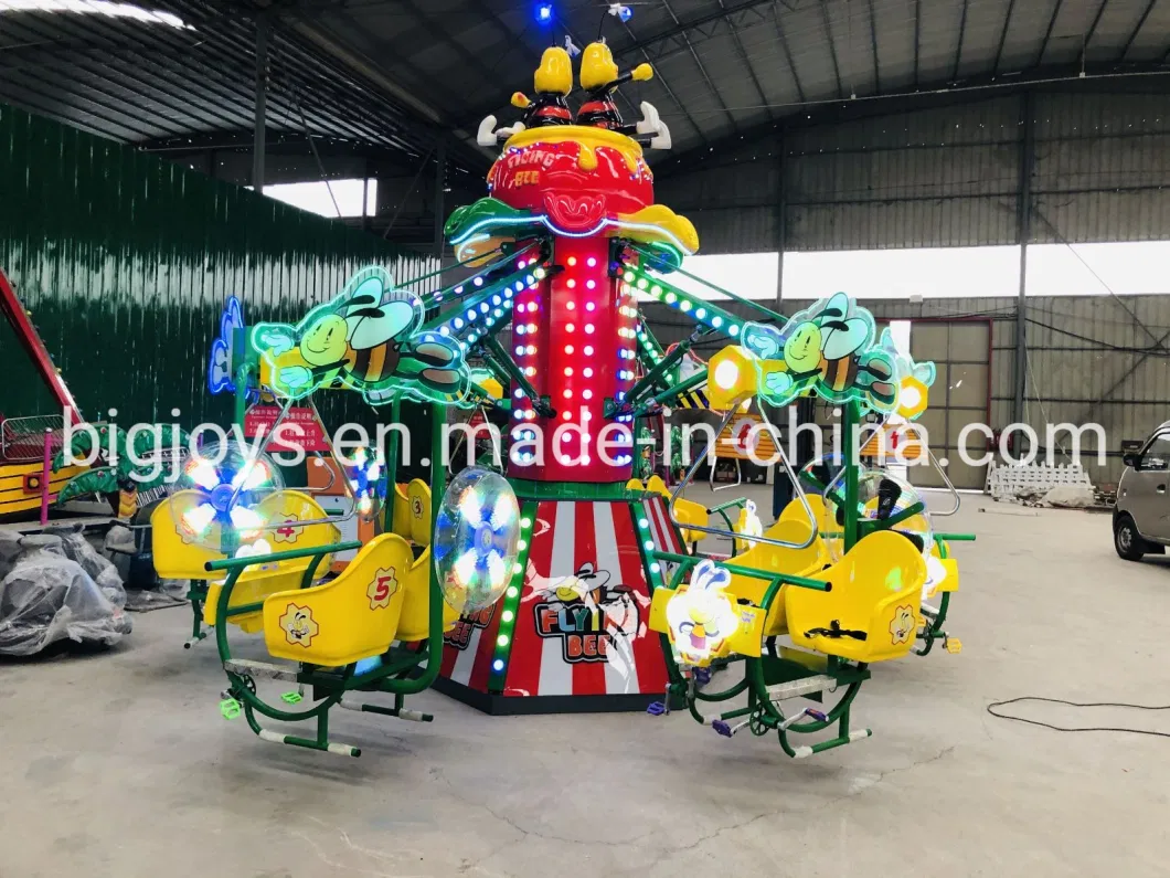 Kids Game Outdoor Playground Amusement Equipment Giraffe Flying Chair for Kids