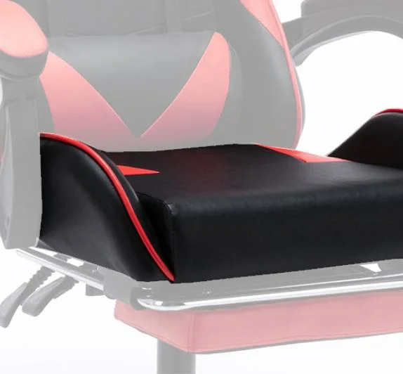 Gaming Chair with Footrest, Leather Ergonomic Gaming Chairs with Massage Lumbar Support