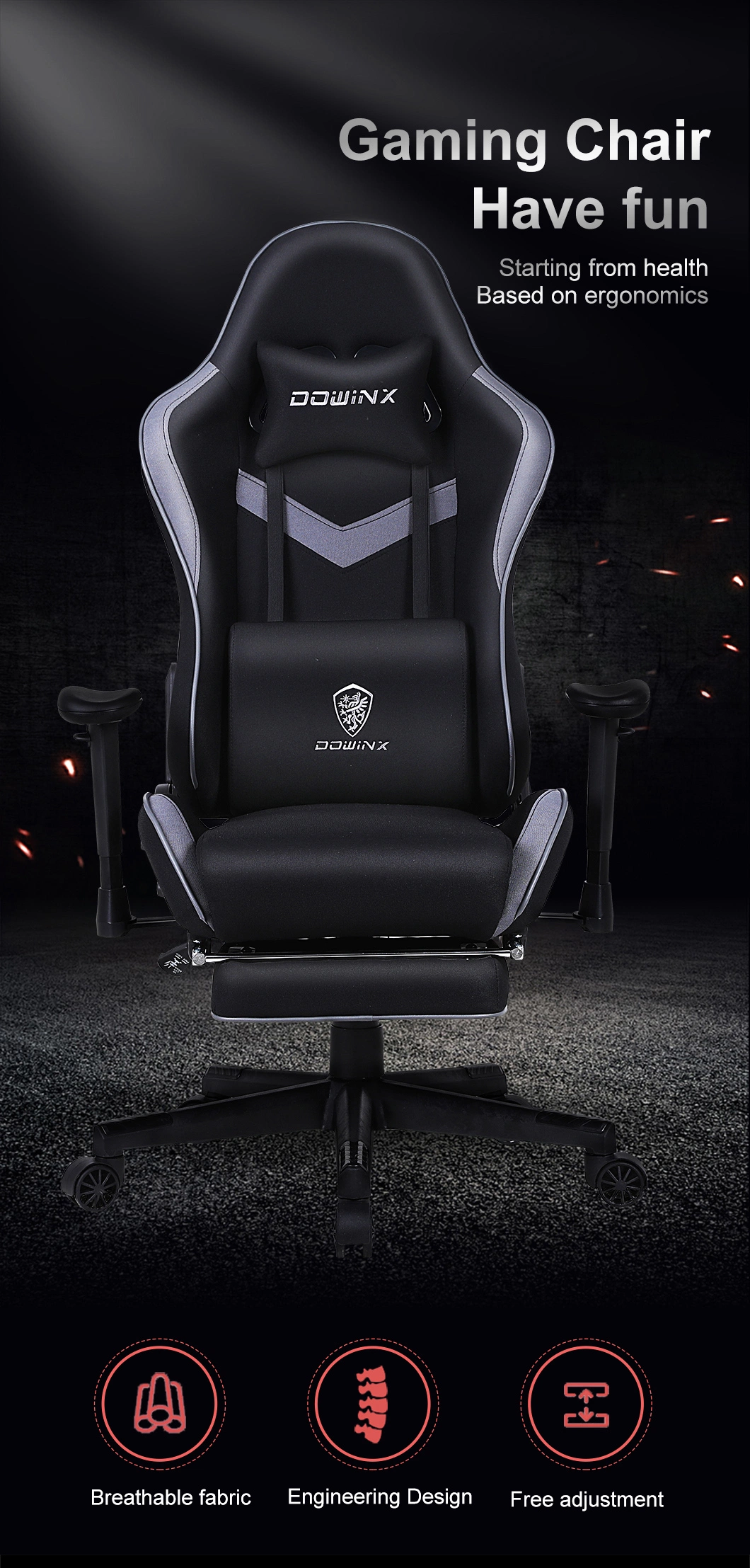 Top Sale Guaranteed Quality Game Computer Gaming Chair Office
