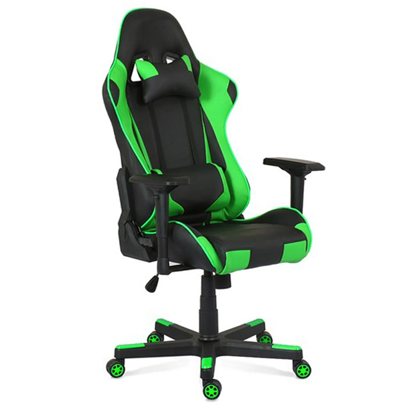 Green Esports Gaming Chair with Headrest