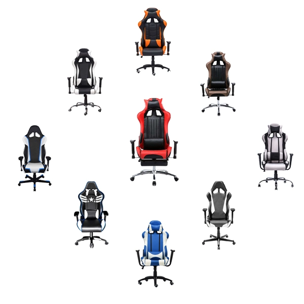 Wholesale Executive Swivel PU Leather Racing Comfortable Headrest Gaming Chair