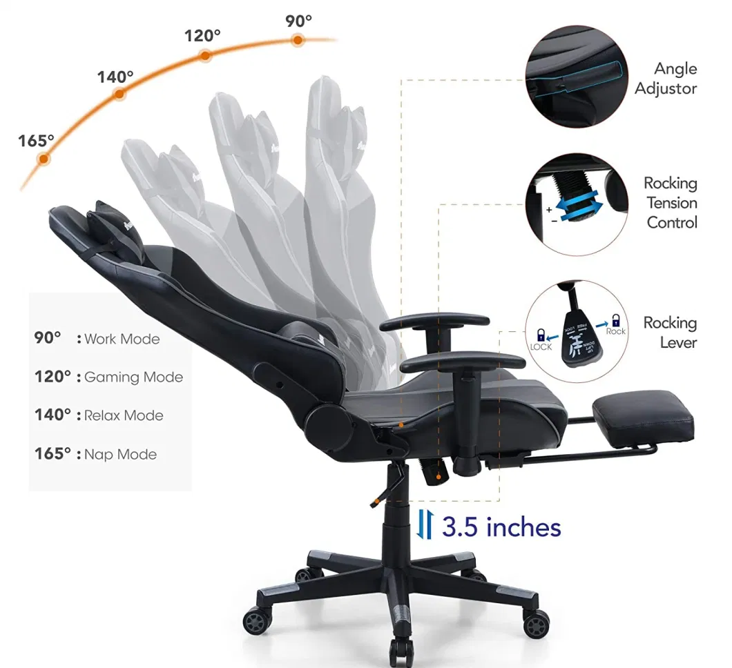 E-Commerce Wholesale Modern Design Racer Design Gaming Office Chair