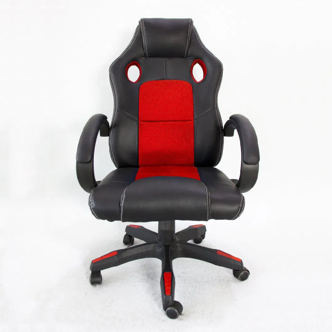 Ergonomic Red Swivel Office Gamer Gaming Chair for Game