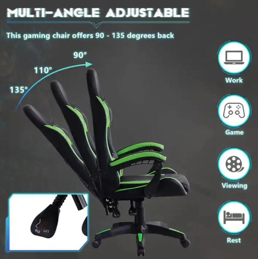 Comfortable Leather Office Chair Game Ergonomic Computer Chair