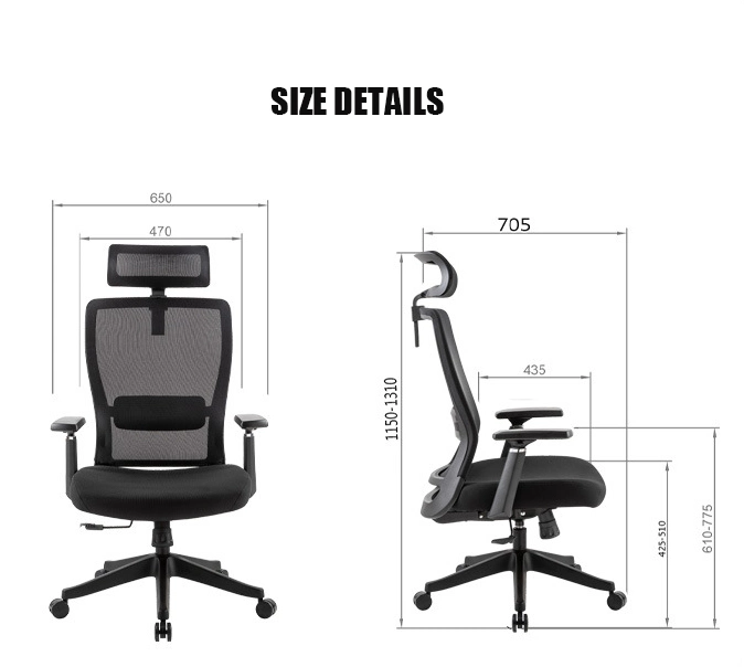 Factory Sales Luxury High Back White Swivel Ergonomics Executive Full Mesh Office Chairs Rolling Gaming Chair in Office Swivel Chair