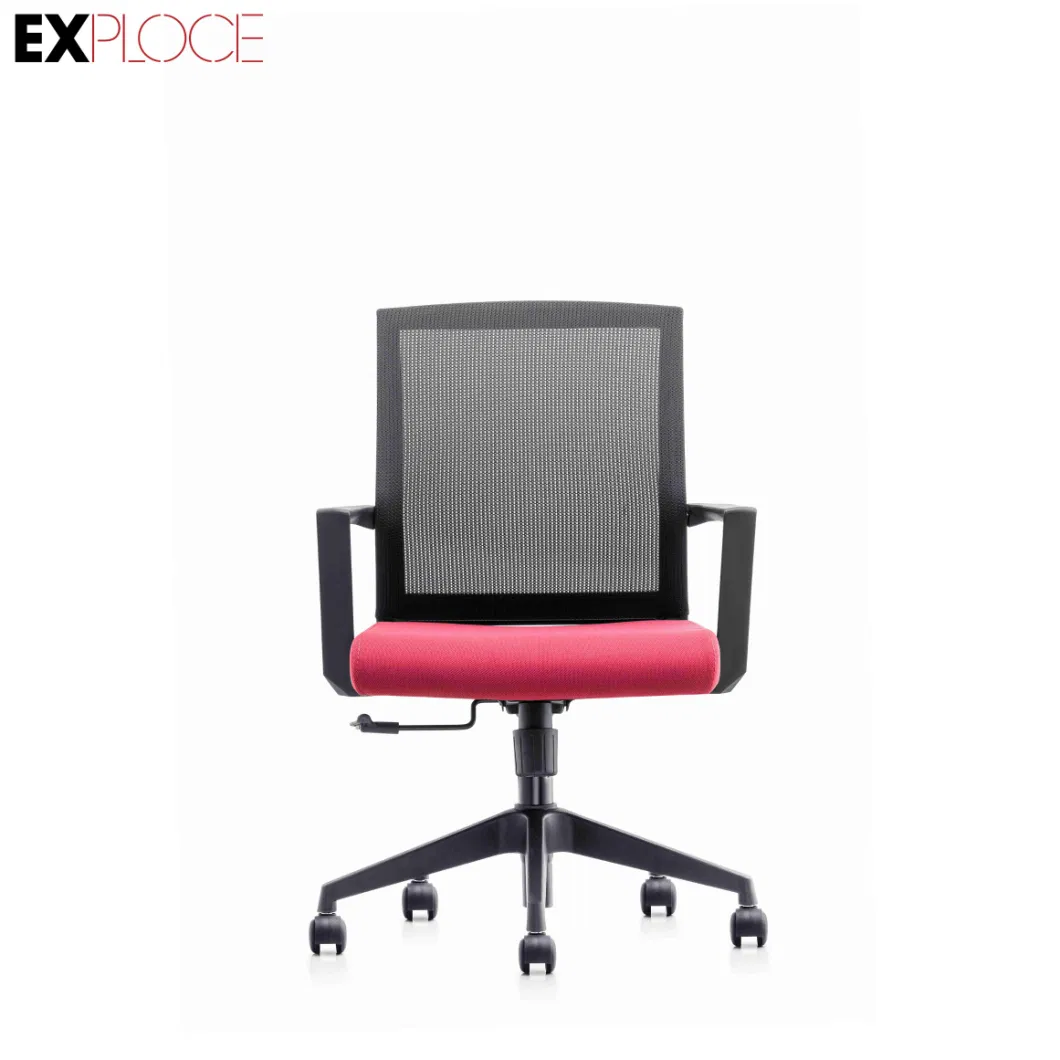 Foshan Factory Price Swivel Rocking Staff Living Room Gaming Desk Lift Mesh Staff Office Computer Chair