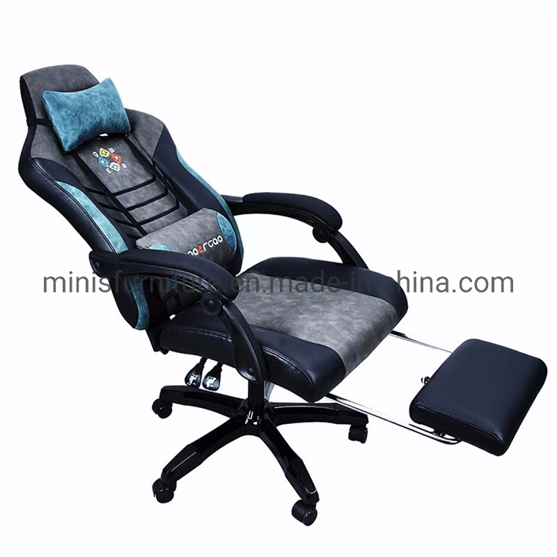 (MN-OC321) New Arrival Office Furniture Rotary Racer Gaming Chair with Foot Stool