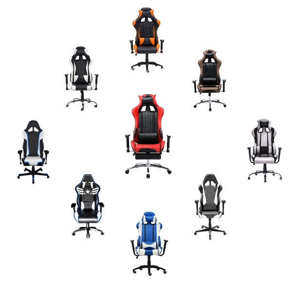 Popular Design Racing PU Leather Office Ergonomic Reclining Gaming Chair