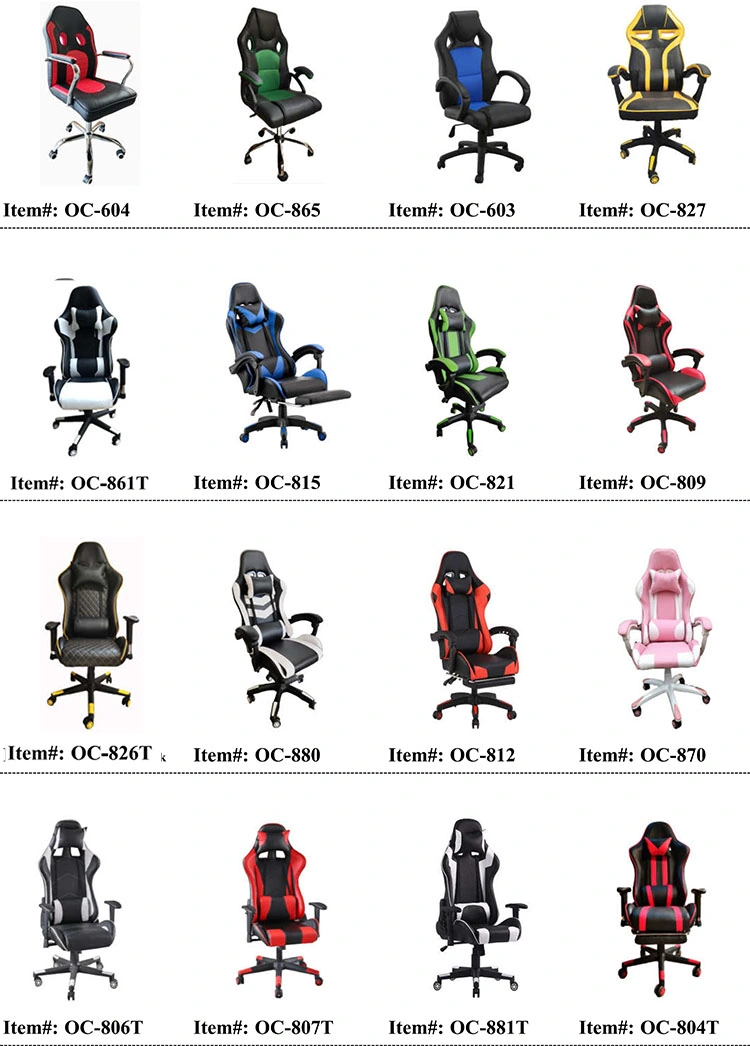 Market Best PU Leather BIFMA Certificate 2D/3D Luxury Ergonomic Cadeira/Silla Racing/Gamer/Game/Gaming Chairs Price for Lift/Recliner/Swivel/Office/Computer