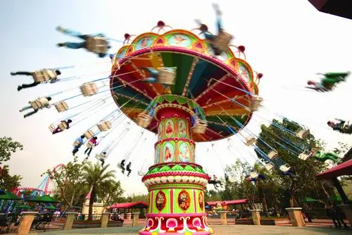 Amusement Park Outdoor Games Equipment Charming Ocean Games Children Flying Chairs