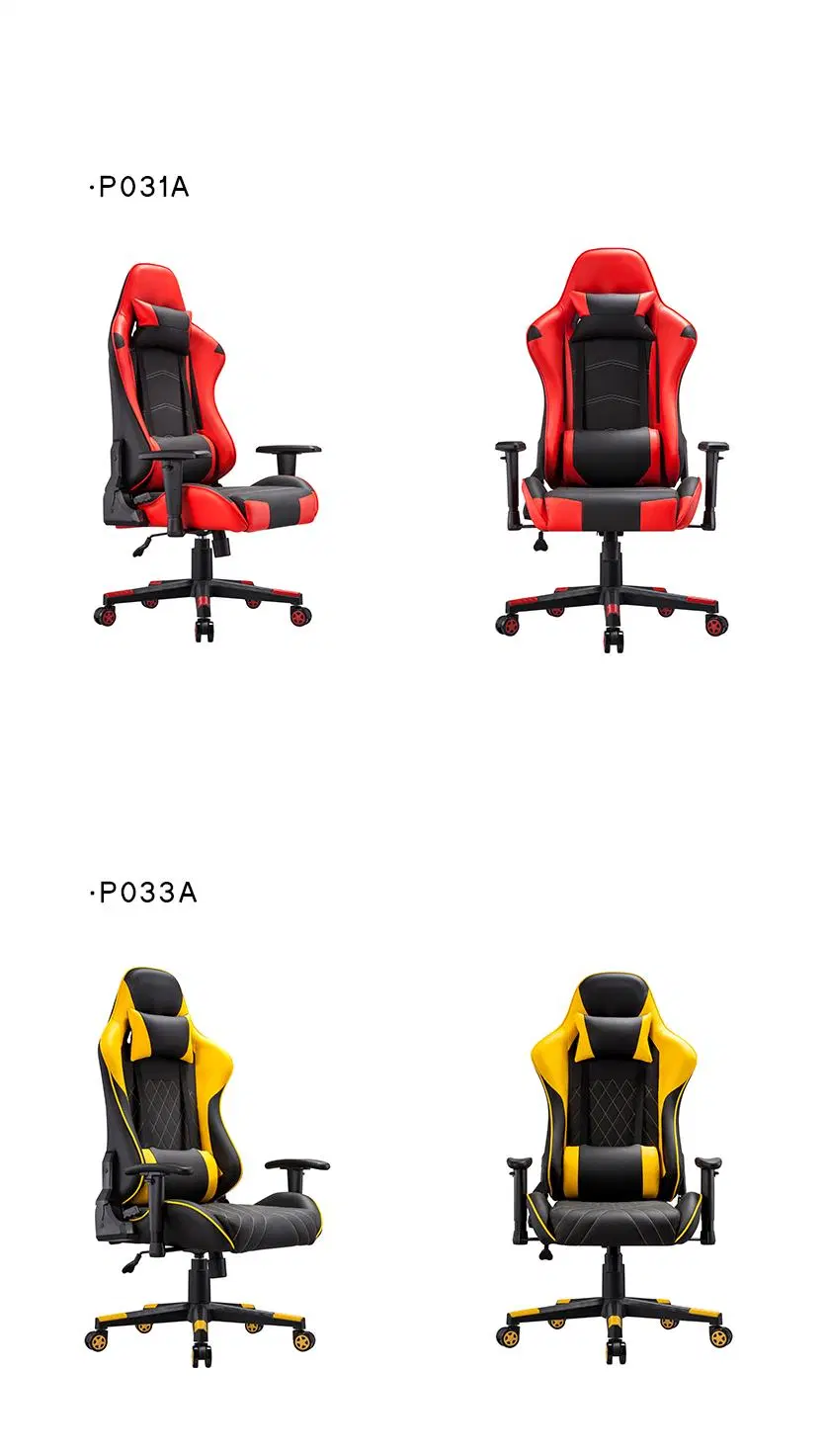 China Gaming Chair Suppliers Office Racing/Computer Reclining Leather Game Chair with Footrest