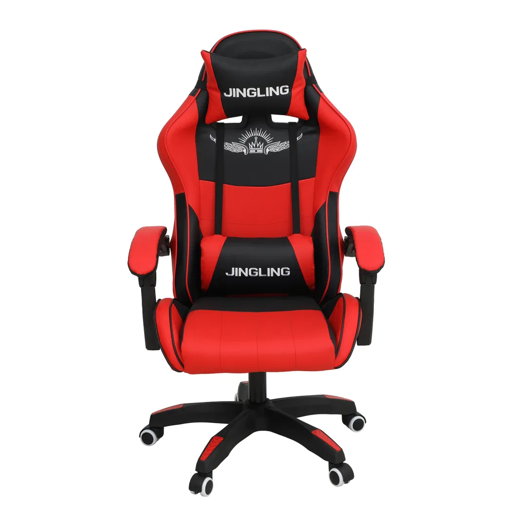 Ergonomic Swivel Gaming Chair with Footrest