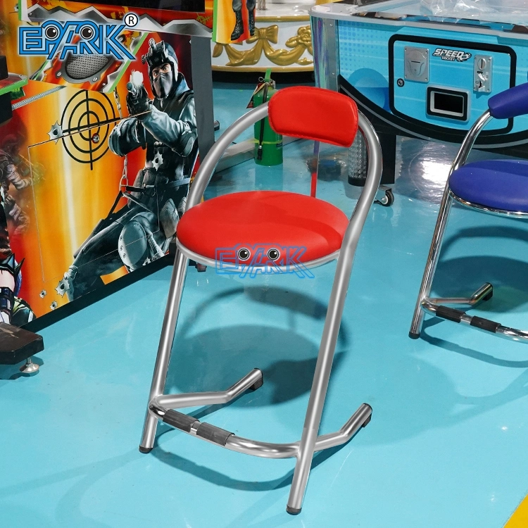 Vintage Stainless Arcade Game Machine Table Chairs