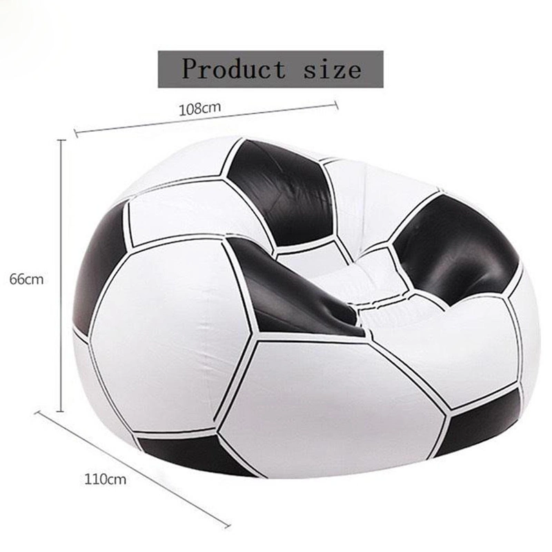 Sofa Bean Bag Chair for Adults and Teens Perfect Printed Bean Bag Lazy Sofa Outdoor Inflatable Soccer Ball Chair