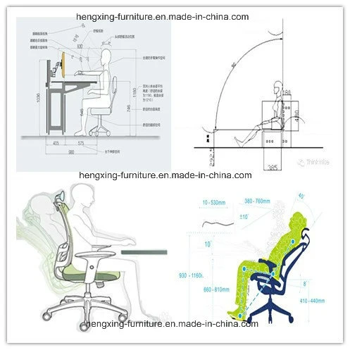 Middle Back Gaming Player Staff Mesh Fabric Executive Office Chair