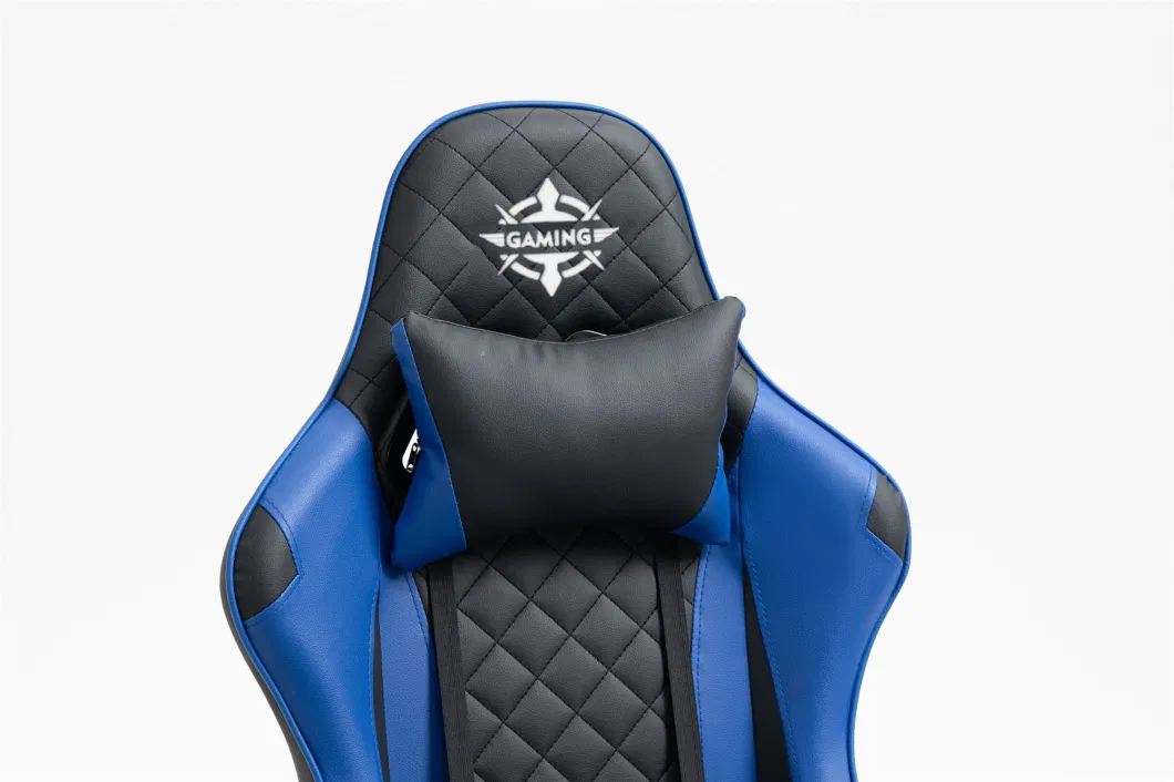 Best Seller Gaming Chair Blue Diamond Quilting Silla Gamer Home Furniture