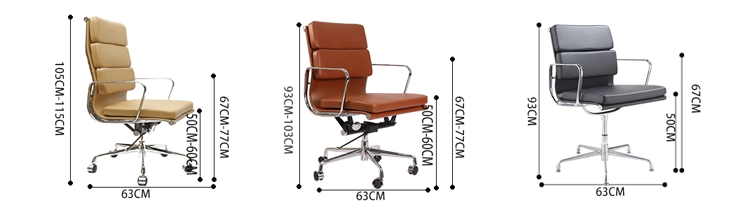 High Back Leather Ergonomic Boss Manager Computer Executive Ergonomic Office Chair