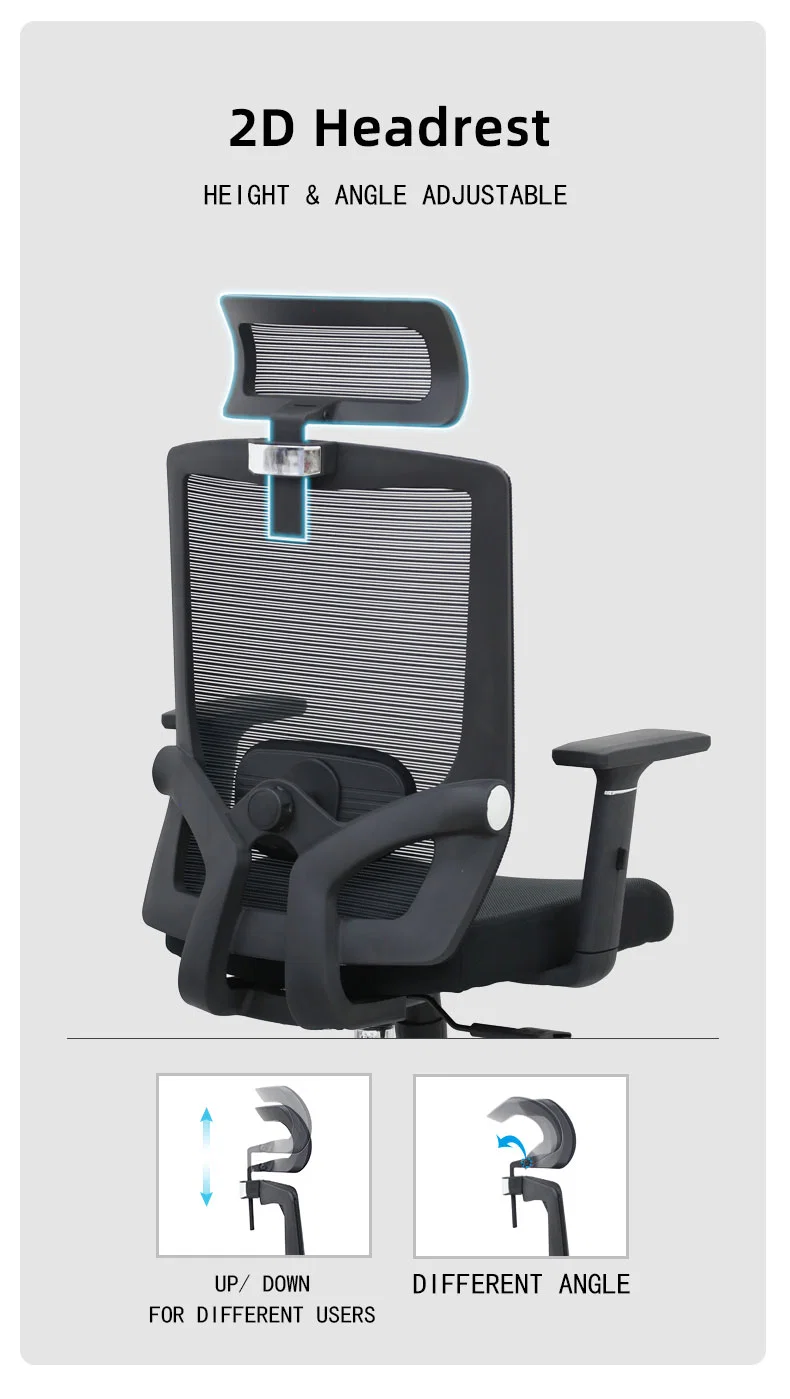 Famous High End Ergo-Human Design Office Chair with Base Support for Staff Work