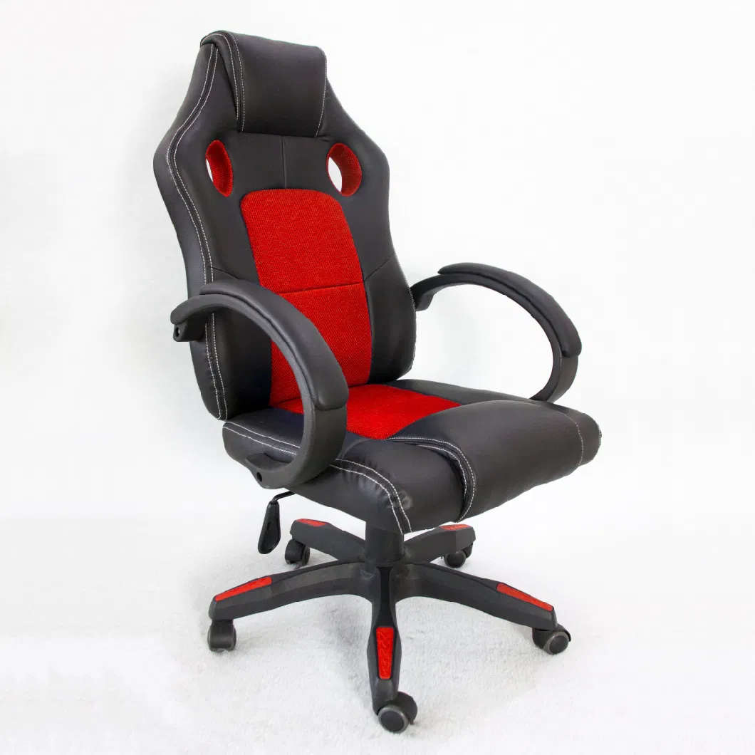 Ergonomic Red Swivel Office Gamer Gaming Chair for Game