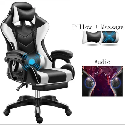 Racing Gamer Office Kids Simulator Floor Autofull con poggiapiedi Sedia da gioco Judor reclinabile con rivestimento superiore sedia da gioco reclinabile