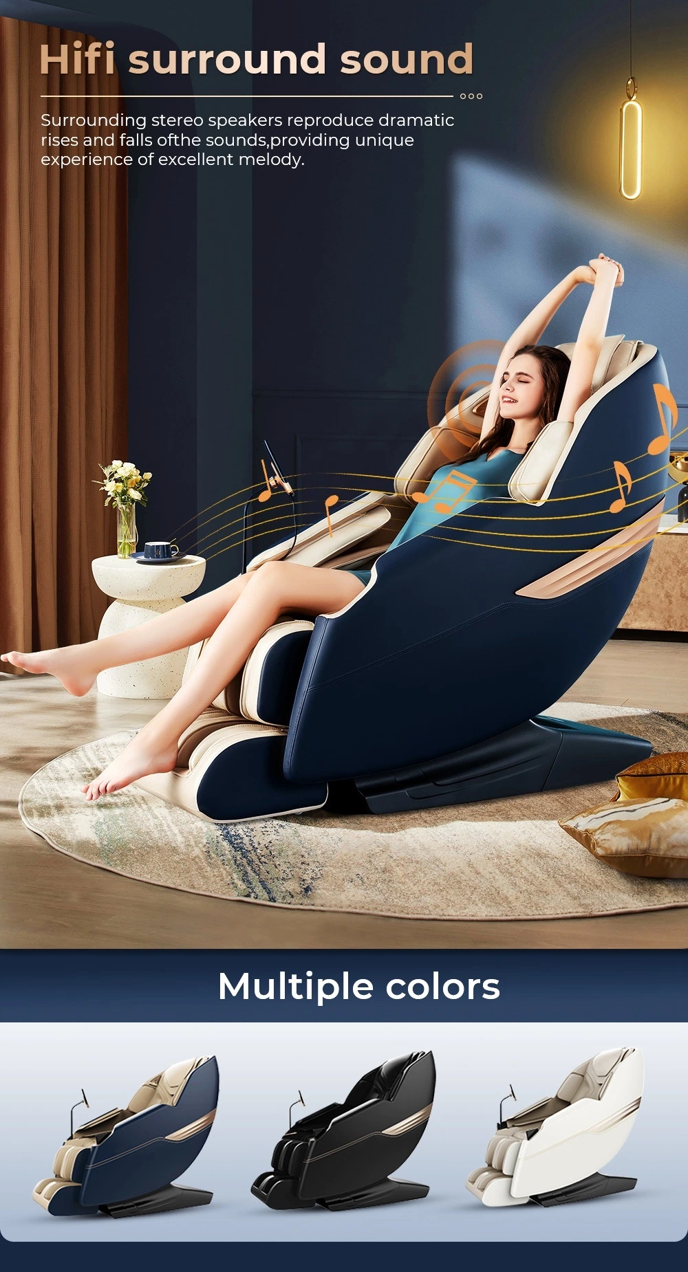 Zero Gravity Shiatsu Automatic Massage Gaming Chairs in Sri Lanka