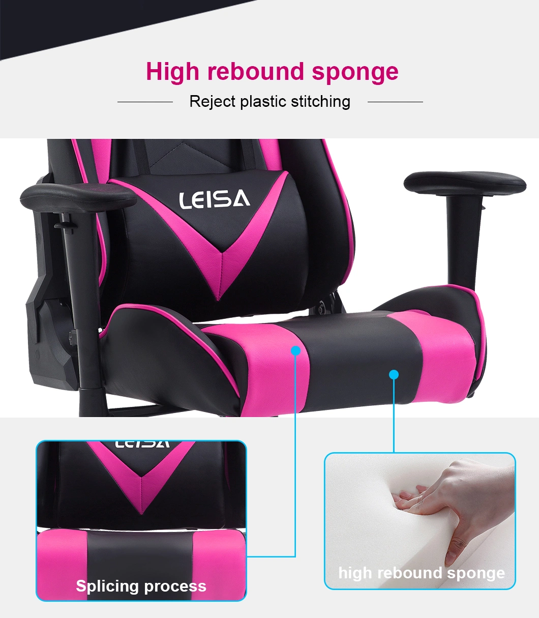 Wholesale Computer Silla Gamer Office Chair PC Gamer Racing Style Ergonomic Comfortable Leather Racing Gaming Chair