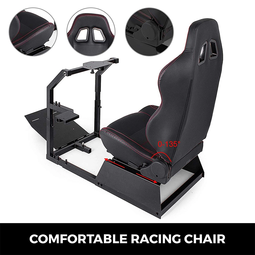 Manufacture OEM ODM Racing Simulator Cockpit Seat Gaming Chair Racing Game Car Cockpit