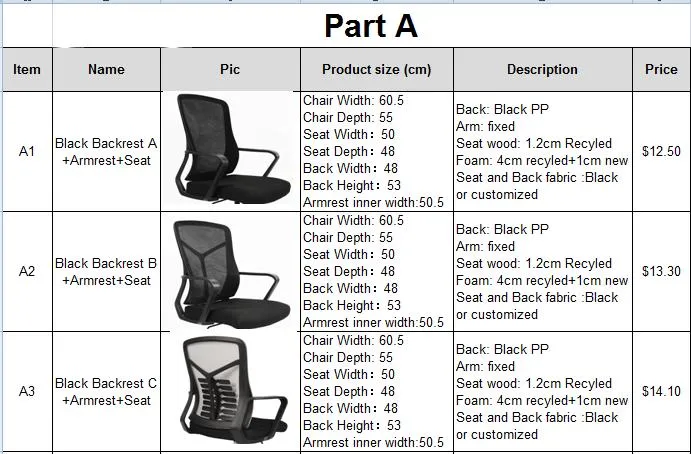 Ergonomic Swivel Computer Mesh Executive Chair Office