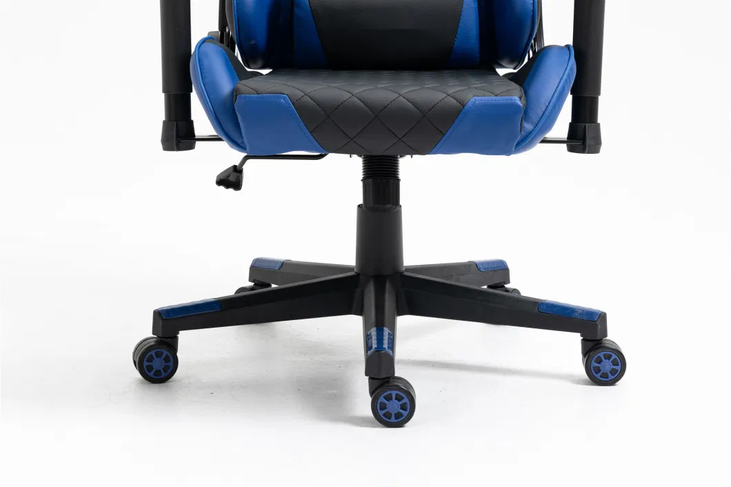 Best Seller Gaming Chair Blue Diamond Quilting Silla Gamer Home Furniture