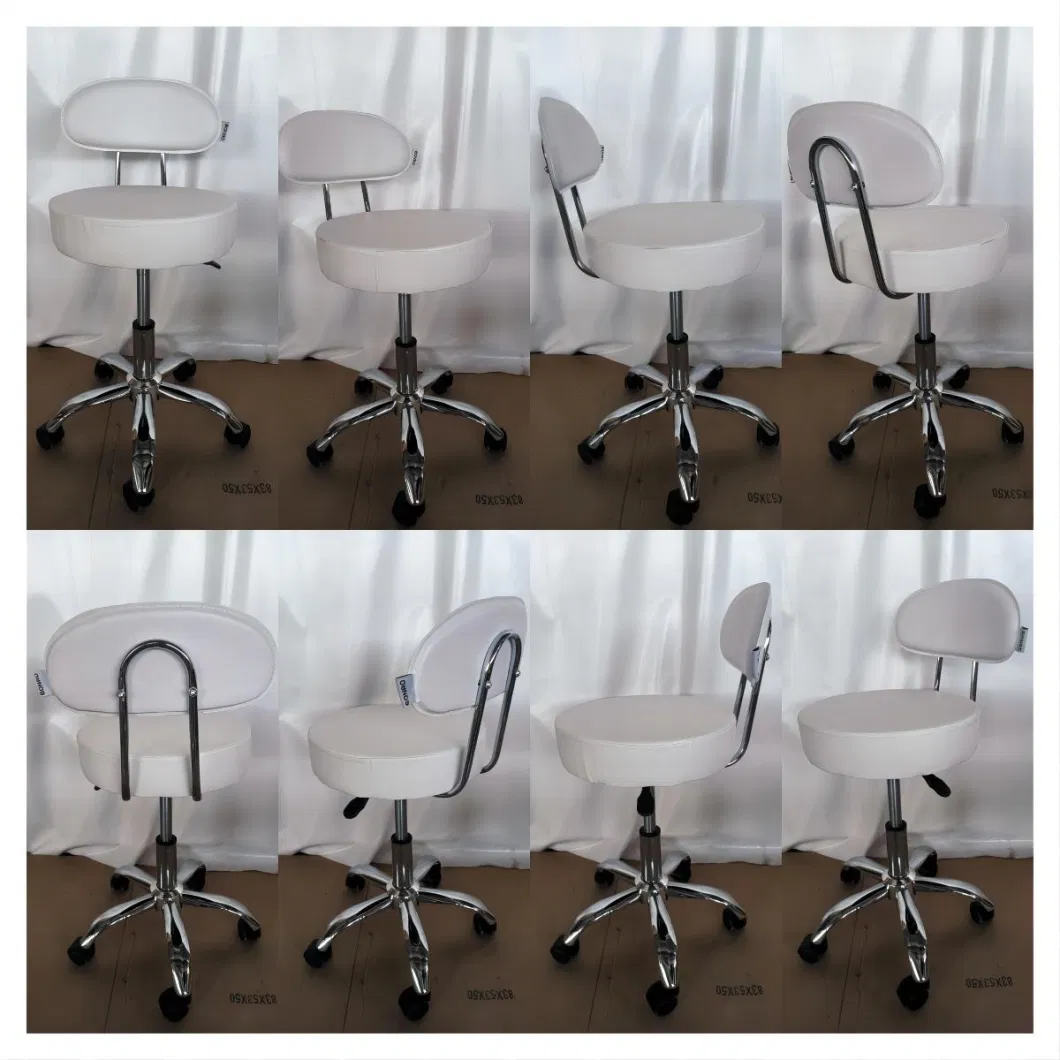 Wholesale Only Round PU Seat Office Lifting Armless Cute Hair Salon Chair