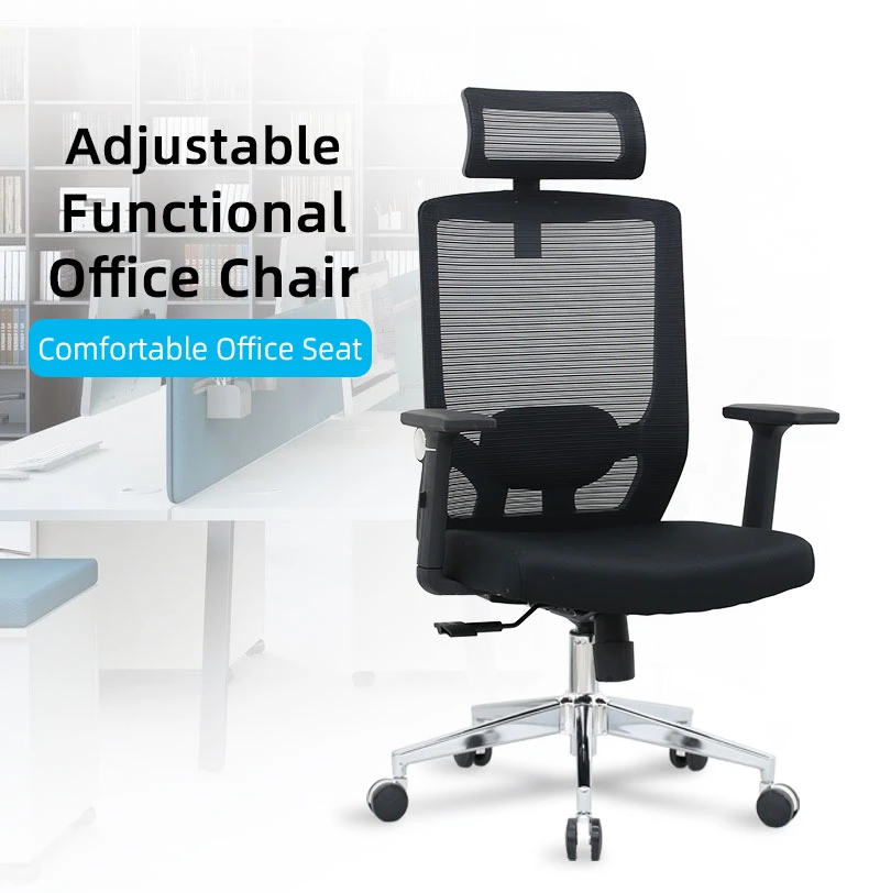 Famous High End Ergo-Human Design Office Chair with Base Support for Staff Work