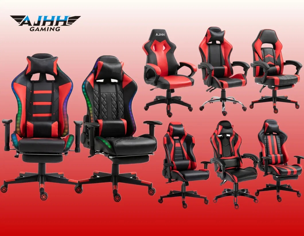 Gaming Chair Red Anji Factory Ergonomics Office Chair Racing Chair for Gamer