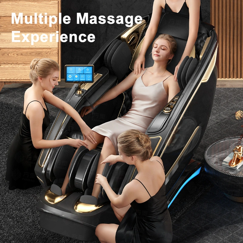 Sauron 2022 New Design 4D Ai Voive Control Massage Chair Foot SPA Massage Zero Gravity Massage Chair
