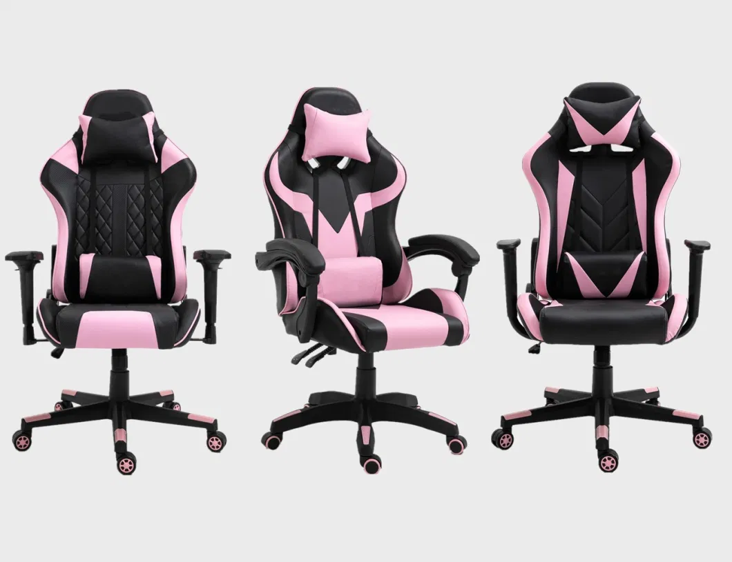 Gaming Chair Pink Pinky Girl Cute Gaming Chair for Gamer