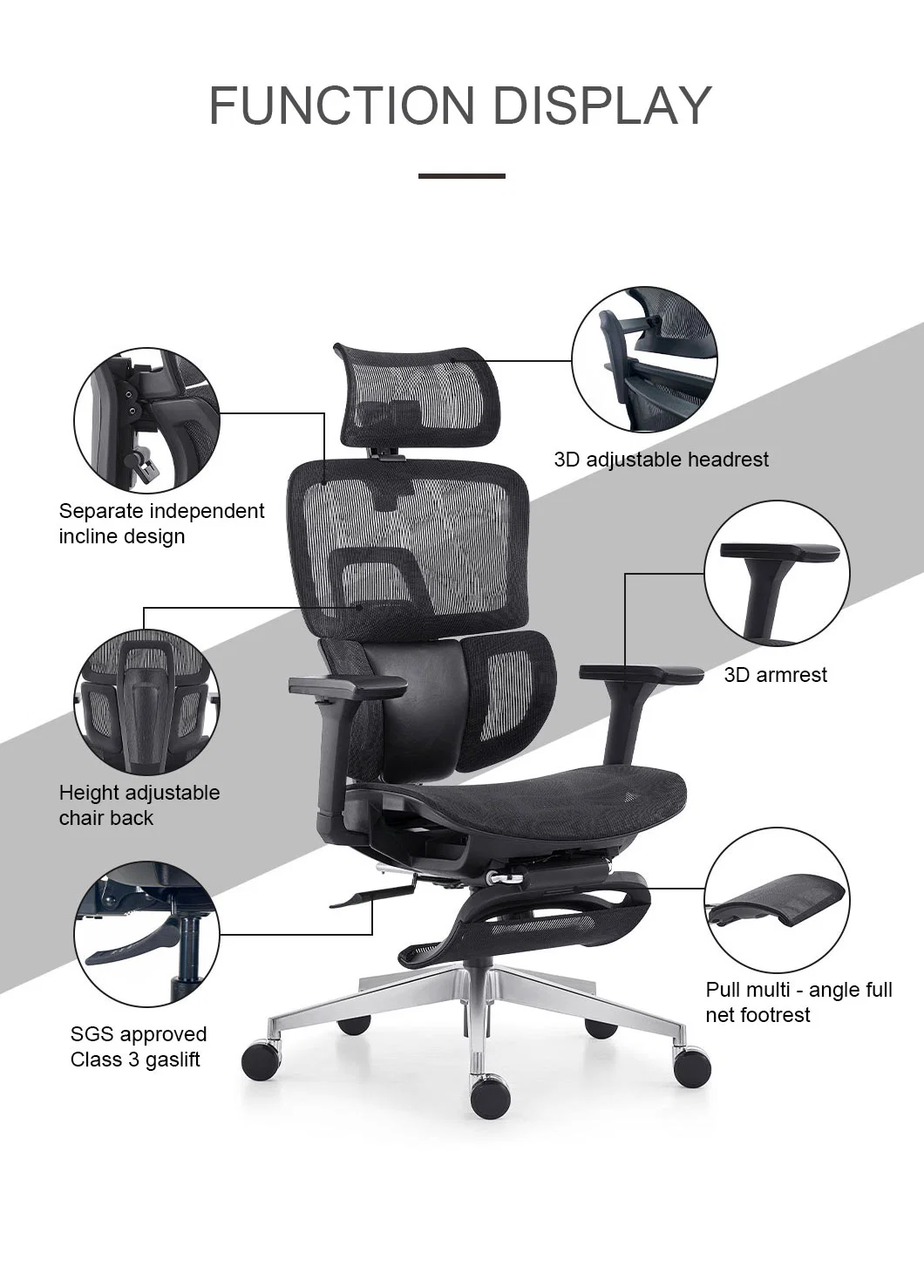 New Design High Back Ergonomic Lift Office Computer Gaming Chair