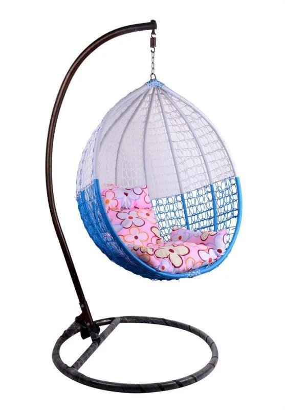 Leisure Outdoor Garden Gaming Rocking Rattan Metal Hanging Swing Chair