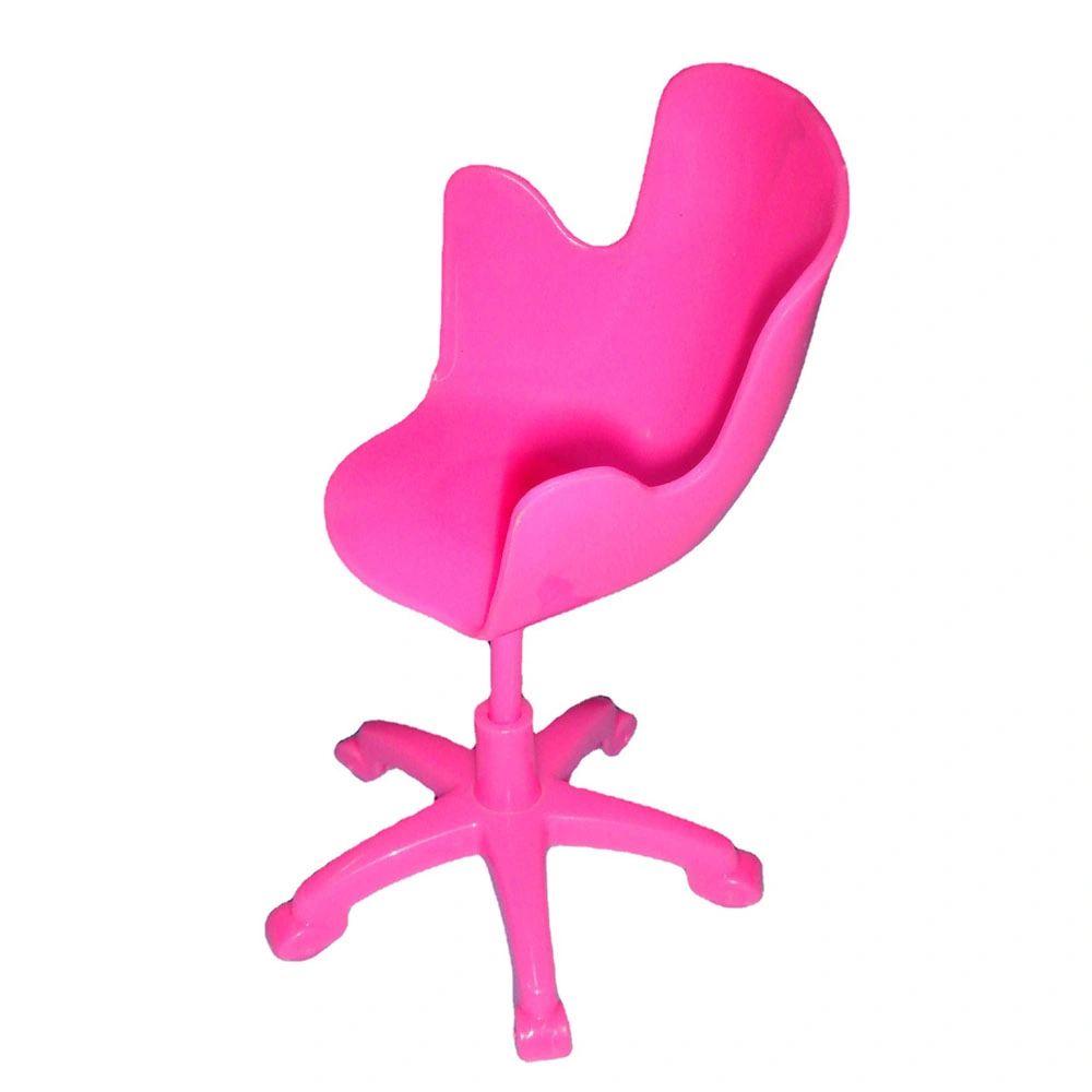 Plastic Set Plastic Toys Doll Accessory 5-Wheels Chair Computer Chair