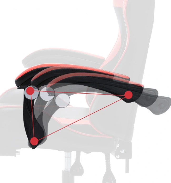 Modern Design Racing Seat Adjustable Pillow Wheel Durable Gaming Chair