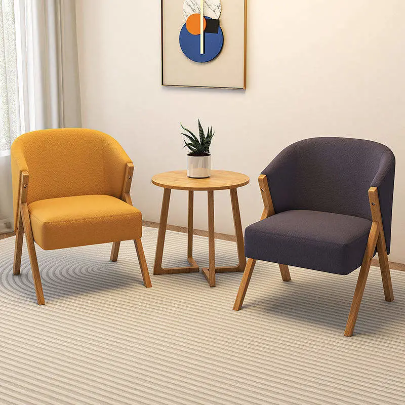 Nordic Simple Modern Single Sofa Chair Living Room Bedroom Balcony Leisure Chair