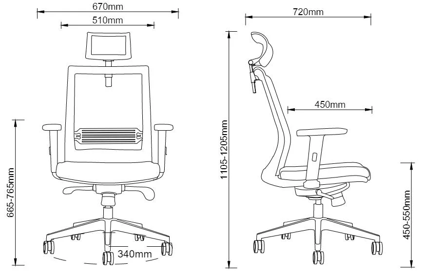 Factory Wholesaler Visitor Guest Swivel Reclining Home or Office Furniture Mesh High Back Low Cost Computer Gaming Adjustable Office Chair