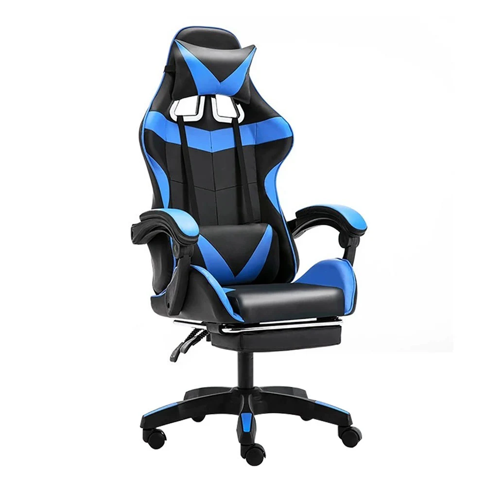 Adjustable Gaming Chair PU Leather Nylon Computer Gamers Racing Pink Gaming Chair