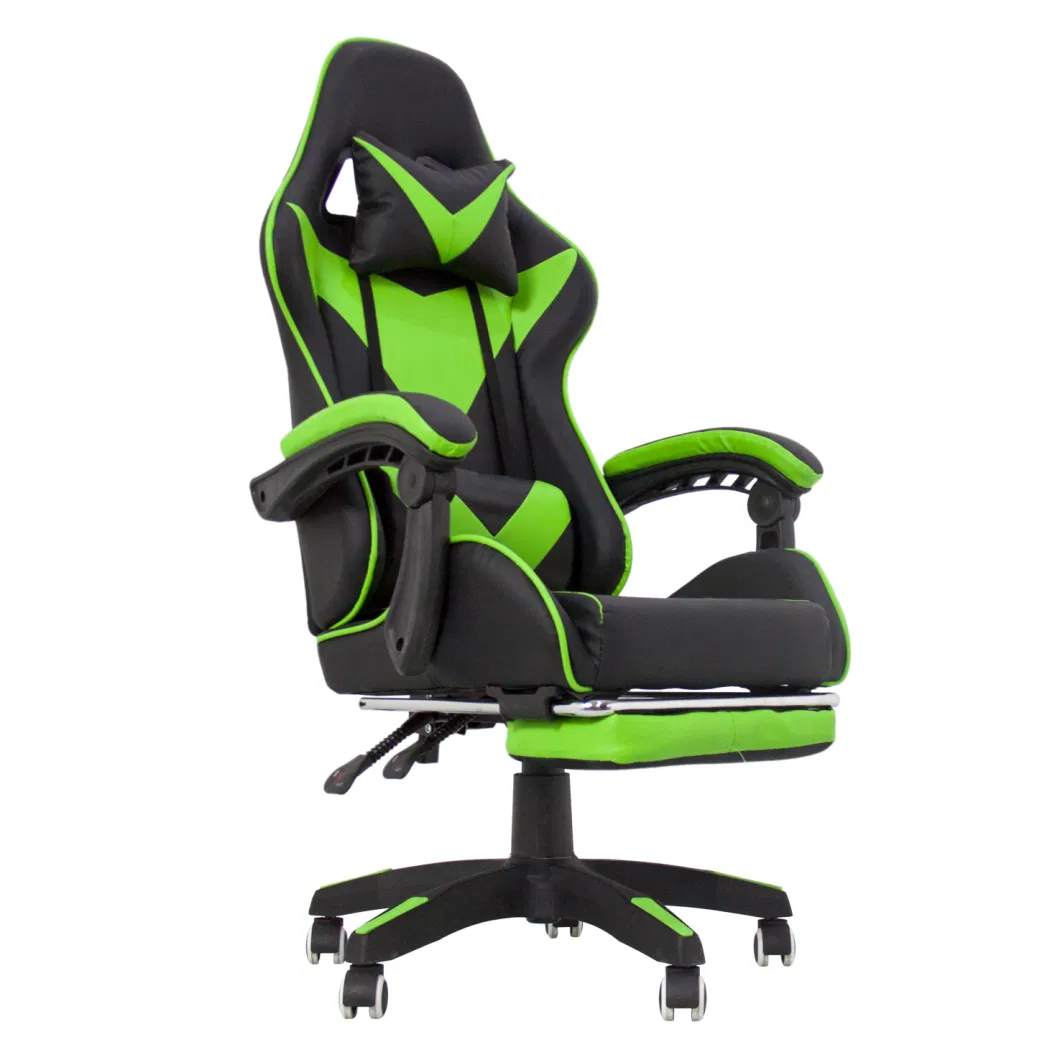 Green High Back Gaming Chair for Game Room