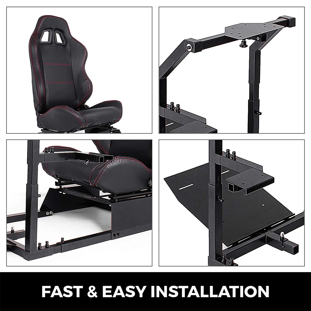 Manufacture OEM ODM Racing Simulator Cockpit Seat Gaming Chair Racing Game Car Cockpit