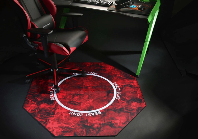 2021 Hot Sale Custom Professional Computer PC Gaming Desk Table Mat Factory Price Waterproof Gaming Computer Cheap Rubber Chair Floor Mat