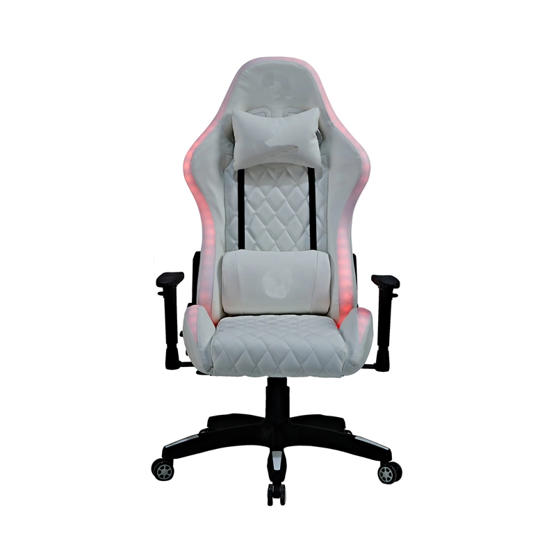 LED Light Computer Leather Game Racing Gaming Chair